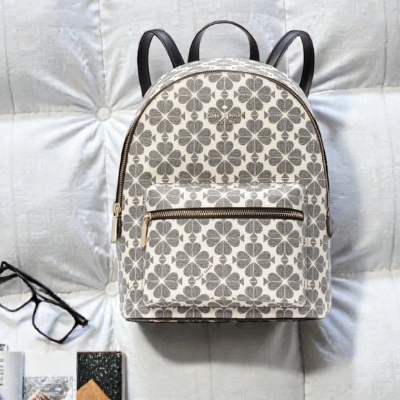 Kate Spade Spade Flower Medium Backpack Signature
Logo Black Multi NWT - Picture 11 of 16